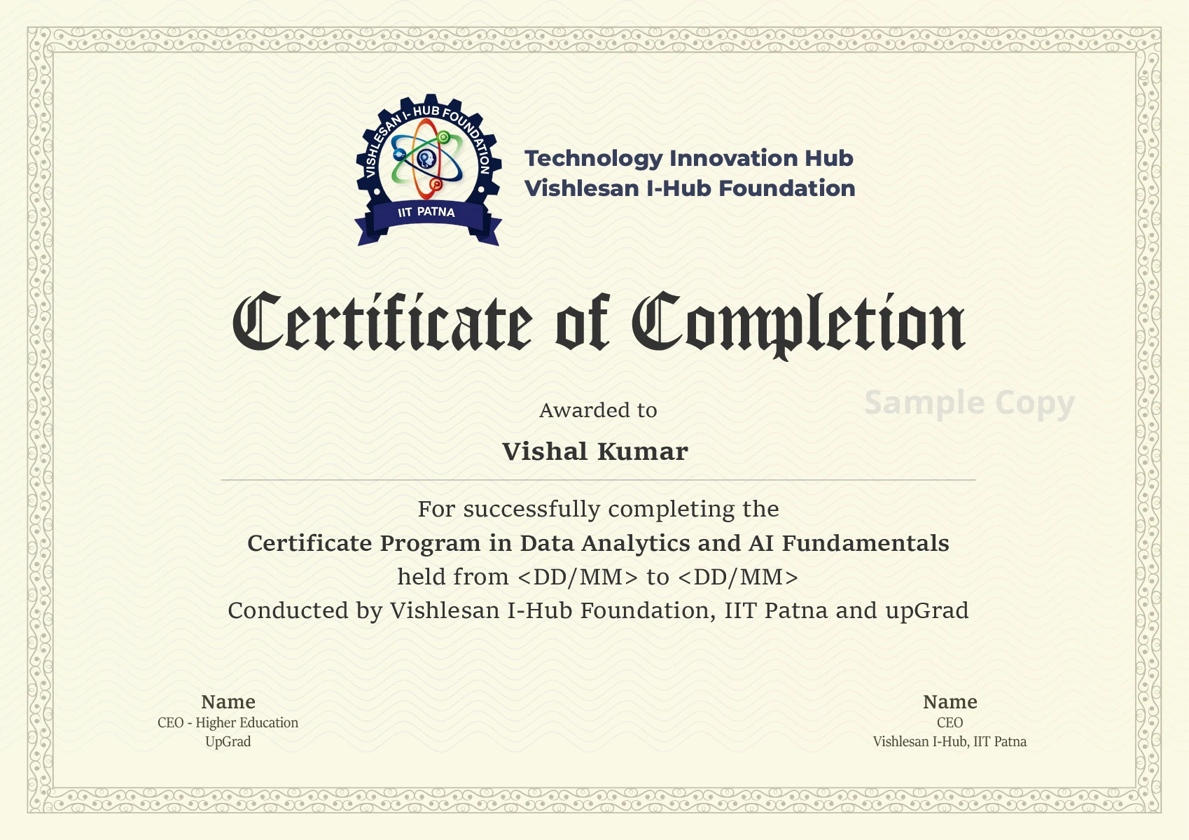 Certification image